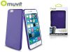 Apple iPhone 6 Plus/6S Plus hátlap - Muvit miniGel - lila