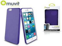 Apple iPhone 6 Plus/6S Plus hátlap - Muvit miniGel - lila