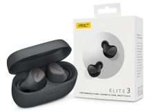   Jabra TWS Bluetooth sztereó headset v5.2 + töltőtok - Jabra Elite 3 True        Wireless Earphones with Charging Case - sötét szürke