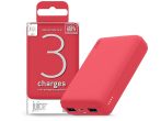   Juice hordozható külső akkumulátor / power bank - 10.000 mAh - Juice ECO 3 -    2xUSB +Type-C - piros