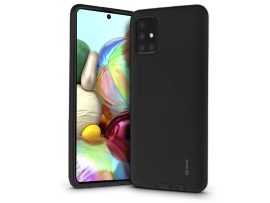 Samsung A715F Galaxy A71 ütésálló hátlap - Roar Rico Hybrid - fekete