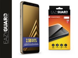 Samsung A530F Galaxy A8 (2018) gyémántüveg képernyővédő fólia - Diamond Glass 2.5D Fullcover - fekete