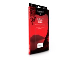 Samsung G973U Galaxy S10 edzett üveg képernyővédő fólia - MyScreen Protector Impact Glass Edge hajlított 3D Fullcover - fekete