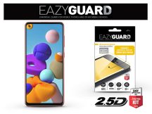   Samsung A217F Galaxy A21s gyémántüveg képernyővédő fólia - Diamond Glass 2.5D Fullcover - fekete