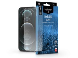 Apple iPhone 12/12 Pro rugalmas üveg képernyővédő fólia - MyScreen Protector    Hybrid Glass - átlátszó