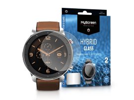 Amazfit GTR (47 mm) rugalmas üveg képernyővédő fólia - MyScreen ProtectorHybrid Glass - 2 db/csomag - átlátszó