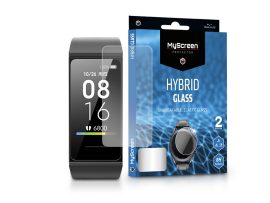 Xiaomi Mi Smart Band 4C rugalmas üveg képernyővédő fólia - MyScreen Protector   Hybrid Glass - 2 db/csomag - átlátszó