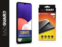   Samsung A226B Galaxy A22 5G gyémántüveg képernyővédő fólia - Diamond Glass 2.5D Fullcover - fekete