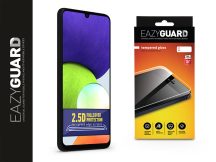   Samsung A225F Galaxy A22 4G/M225F Galaxy M22 4G gyémántüveg képernyővédő fólia -Diamond Glass 2.5D Fullcover - fekete