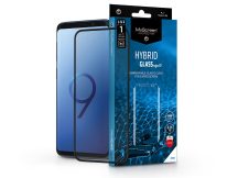   Samsung G960F Galaxy S9 rugalmas üveg képernyővédő fólia ívelt kijelzőhöz -     MyScreen Protector Hybrid Glass Edge3D - fekete