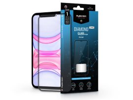 Apple iPhone XR/iPhone 11 edzett üveg képernyővédő fólia - MyScreen Protector   Diamond Glass Lite Edge2.5D Full Glue - fekete