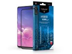   Samsung G975U Galaxy S10+ rugalmas üveg képernyővédő fólia ívelt kijelzőhöz - MyScreen Protector Hybrid Glass Edge3D - fekete