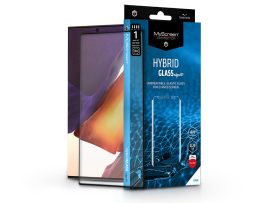 Samsung N985F Galaxy Note 20 Ultra rugalmas üveg képernyővédő fólia ívelt       kijelzőhöz - MyScreen Protector Hybrid Glass Edge3D - fekete