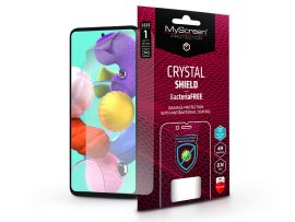 Samsung A515F Galaxy A51/A516F Galaxy A51 5G képernyővédő fólia - MyScreen      Protector Crystal Shield BacteriaFree - 1 db/csomag - átlátszó