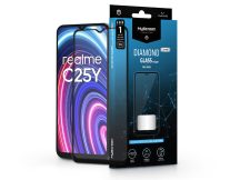   Realme C25/C25Y edzett üveg képernyővédő fólia - MyScreen Protector Diamond     Glass Lite Edge2.5D Full Glue - fekete