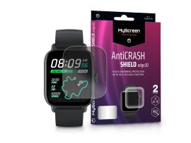 Amazfit GTS 3 ütésálló képernyővédő fólia - MyScreen Protector AntiCrash Shield Edge3D - 2 db/csomag - átlátszó