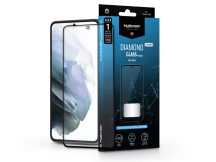  Samsung G990F Galaxy S21 edzett üveg képernyővédő fólia - MyScreen Protector    Diamond Glass Lite Edge2.5D Full Glue - fekete