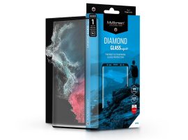 Samsung S908B Galaxy S22 Ultra 5G edzett üveg képernyővédő fólia ívelt          kijelzőhöz - MyScreen Protector Diamond Glass Edge3D - fekete