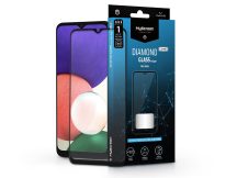   Samsung A226B Galaxy A22 5G edzett üveg képernyővédő fólia - MyScreen Protector Diamond Glass Lite Edge2.5D Full Glue - fekete