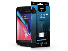 Apple iPhone 7 Plus/8 Plus edzett üveg képernyővédő fólia - MyScreen Protector  Diamond Glass Lite Edge2.5D Full Glue - fekete