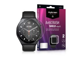 Xiaomi Watch S1 ütésálló képernyővédő fólia - MyScreen Protector AntiCrash      Shield Edge3D - 2 db/csomag - átlátszó