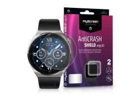 Huawei Watch GT 3 Pro (46 mm) ütésálló képernyővédő fólia - MyScreen Protector  AntiCrash Shield Edge3D - 2 db/csomag - átlátszó