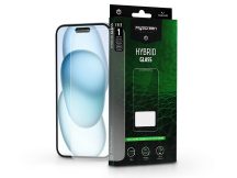   Apple iPhone 15 Plus/15 Pro Max rugalmas üveg képernyővédő fólia - MyScreen     Protector Hybrid Glass Green - átlátszó