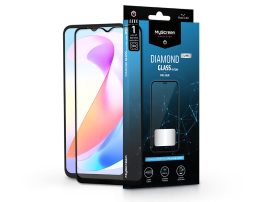 Honor X6a edzett üveg képernyővédő fólia - MyScreen Protector Diamond Glass LiteEdge2.5D Full Glue - fekete