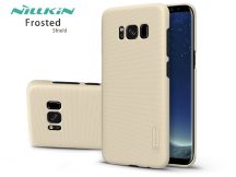   Samsung G955F Galaxy S8 Plus hátlap képernyővédő fóliával - Nillkin Frosted     Shield - arany