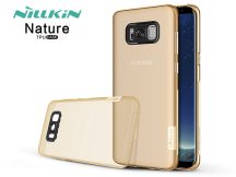   Samsung G955F Galaxy S8 Plus szilikon hátlap - Nillkin Nature - aranybarna