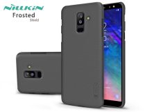   Samsung A605 Galaxy A6 Plus (2018) hátlap képernyővédő fóliával - Nillkin Frosted Shield - fekete