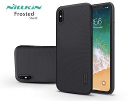 Apple iPhone XS Max hátlap - Nillkin Frosted Shield - fekete