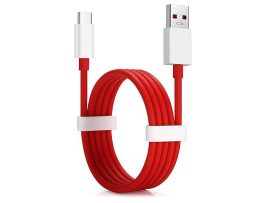 USB - USB Type-C gyári adat- és töltőkábel 100 cm-es vezetékkel - OnePlus D301 -piros (ECO csomagolás)