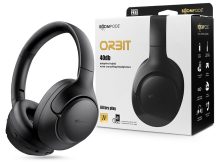   Boompods Wireless Bluetooth sztereó fejhallgató beépített mikrofonnal - Boompods Orbit ANC Wireless Headphones - fekete