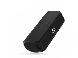 Boompods hordozható külső akkumulátor / power bank - 5000 mAh - Boompods        Powerboom-2022 - USB + Type-C + PD + QC3.0 - fekete