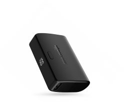 Boompods hordozható külső akkumulátor / power bank - 10.000 mAh - Boompods      Powerboom-2022 - USB + Type-C + PD + QC3.0 - fekete