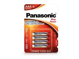 Panasonic Pro Power Alkaline AAA ceruza elem - 4 db/csomag