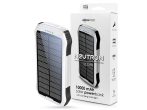   Boompods hordozható külső akkumulátor / power bank - 10.000 mAh - Boompods      Neutron Solar - 2xUSB + Type-C - fehér