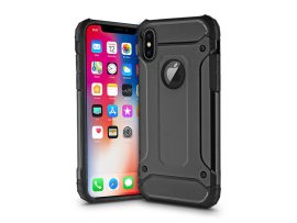 Apple iPhone X ütésálló hátlap - Armor - fekete