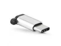 Micro USB - USB Type-C adapter - ezüst