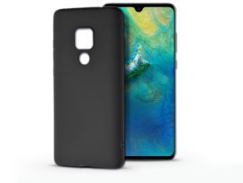 Huawei Mate 20 szilikon hátlap - Soft - fekete