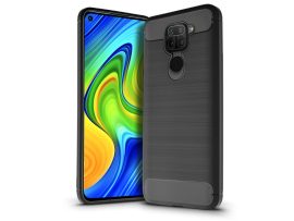 Xiaomi Redmi Note 9 szilikon hátlap - Carbon - fekete