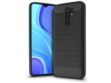 Xiaomi Redmi 9 szilikon hátlap - Carbon - fekete