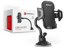   Forcell műszerfalra / szélvédőre helyezhető autós tartó - Forcell Carbon Car    Holder 17 cm - fekete