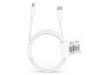 USB Type-C - Lightning adat- és töltőkábel 2 m-es vezetékkel - C973 PD 18W Type-C Cable for Lightning - 2A - fehér - ECO csomagolás