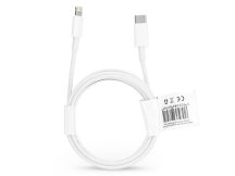   USB Type-C - Lightning adat- és töltőkábel 2 m-es vezetékkel - C973 PD 18W Type-C Cable for Lightning - 2A - fehér - ECO csomagolás