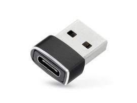 Type-C - USB-A adapter - fekete - ECO csomagolás