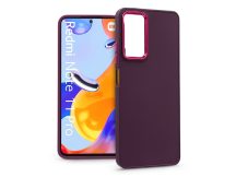   Xiaomi Redmi Note 11 Pro/Redmi Note 11 Pro 5G szilikon hátlap - Frame - bíbor