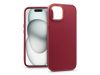 Apple iPhone 15 szilikon hátlap - Frame - magenta Apple iPhone 15 szilikon hátlap - Frame - magenta