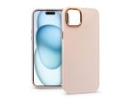Apple iPhone 15 Plus szilikon hátlap - Frame - rózsaszín